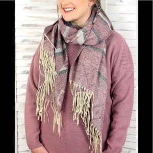 NEW Boutique-  WINDSONG SCARF, BURGUNDY